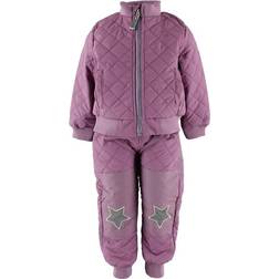 Mikk-Line Thermo Set with Fleece - Purple (16717-713)