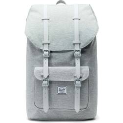 Herschel 10014-02041 Little America Light Grey Crosshatch grey Rubber