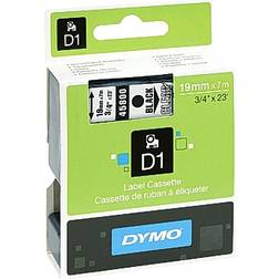 Dymo Label Cassette D1 Black on Clear 0.7"x23ft