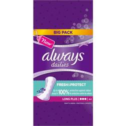 Always Dailies Extra Protect Long Plus 44-pak