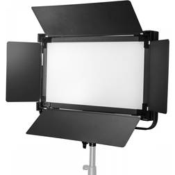 Walimex Lampada Fotografica LED per Video Soft LED 1400 Bi Color Square 1200 LED Potenza 100 Watt Colore Nero