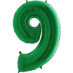 Foil Ballon Number 9 Green