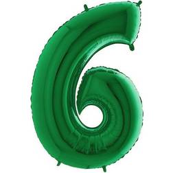 Foil Ballon Number 6 Green