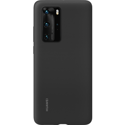 Huawei Carcasa Protectora P40 Pro De Silicona Flexible Negro