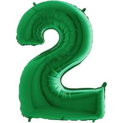 Foil Ballon Number 2 Green