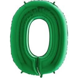 Foil Ballon Number 0 Green