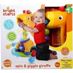 Bright Starts Spin & Giggle Giraffe Ball & Popper