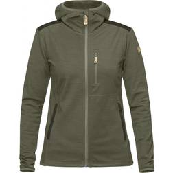 Fjällräven Keb Fleece Hoodie W - Laurel Green/Deep Forest