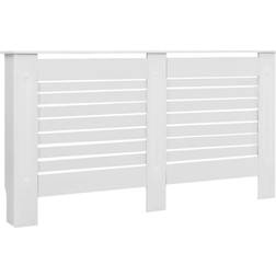 vidaXL Cache-radiateur Blanc 152x19x81,5 cm MDF