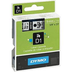 Dymo Label Cassette D1 Black on Clear