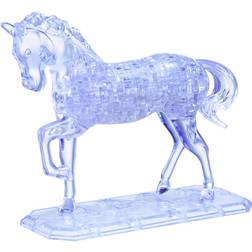 Hcm-Kinzel Crystal Puzzle Horse Transparent 100 Pieces