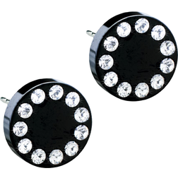 Blomdahl Brilliance Earrings - Black/Transparent