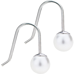 Blomdahl Skin Friendly Earrings - Silver/White