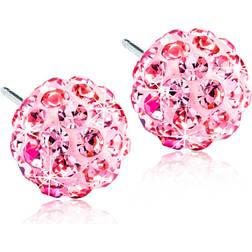 Blomdahl Caring Jewellery Natural Earrings - Silver/Light Rose