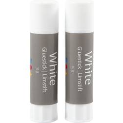 Creotime White Glue Stick Round 2x10g