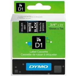 Dymo Label Cassette D1 White on Black