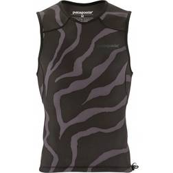 Patagonia R1 Lite Yulex Vest - Tiger Tracks Camo Ink Black