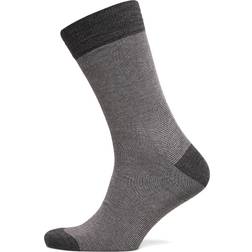 Egtved Bamboo Striped Socks - Grey