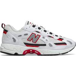 New Balance 827 - White/Black & Red