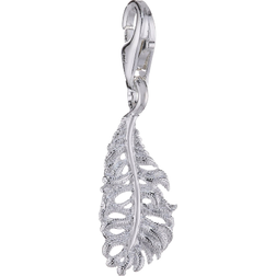 Thomas Sabo Charm Club Feather Charm Pendant - Silver
