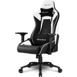 Sharkoon silla gaming elbrus 3 negro blanco