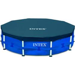 Intex Cubierta de piscina redonda 457 cm Azul