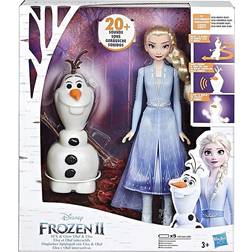 Hasbro Disney Frozen 2 Talk & Glow Olaf & Elsa E5508