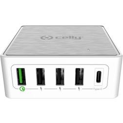 Celly Powerstation Usb-C 60W Bianco