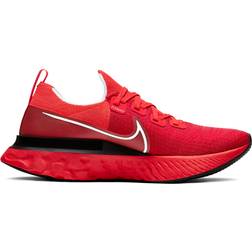 Nike React Infinity Run Flyknit Bright Crimson - Black