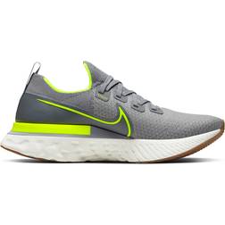 Nike React Infinity Run Flyknit - Particle Grey/Volt