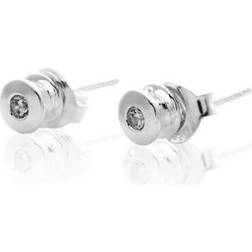 Gynning Jewelry Älskad Mini Earrings - Silver/Transparent