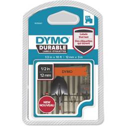 Dymo Durable Lable Black on Orange