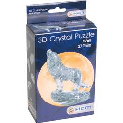 Hcm-Kinzel Crystal Puzzle Wolf Black 37 Bitar