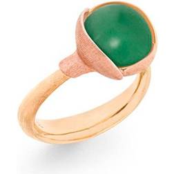 Ole Lynggaard Lotus Ring 2 - Gold/Rose Gold/Serpentine