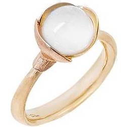 Ole Lynggaard Lotus Ring 1 - Gold/Rose Gold/Moonstone