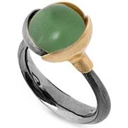 Ole Lynggaard Lotus Ring 2 - Silver/Gold/Rose Gold/Serpentine