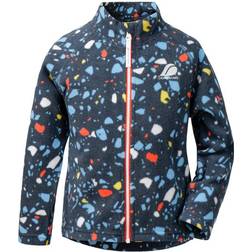 Didriksons Monte Kid's Printed Jacket - Navy Terazzo (502946-814)