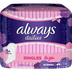 Always Dailies Singles To Go Normal 20-pack