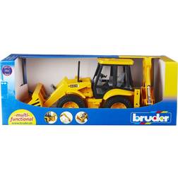 Bruder 43723 Tractopelle JCB fonctionnelle Jaune