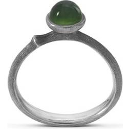Ole Lynggaard Lotus Ring 0 - Silver/Serpentine