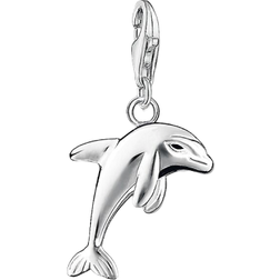 Thomas Sabo Charm Club Dolphin Charm Pendant - Silver