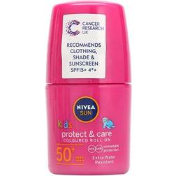 Nivea Sun Kids Protect & Care Coloured Roll-on Pink SPF50+ 50ml