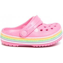 Crocs Crocband Rainbow Glitter Clg - Pink Lemonade