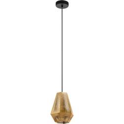 Eglo Chiavica Pendelleuchte Nickel-Nero E27 20.5x110 cm Lampada a Sospensione 20.5cm