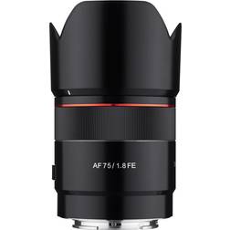 Samyang AF 75mm F1.8 FE Couverture