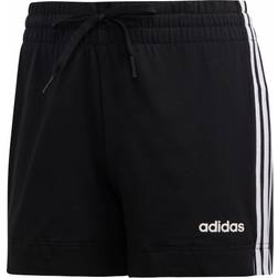 Adidas Essentials 3 Stripes Shorts Women - Black/White