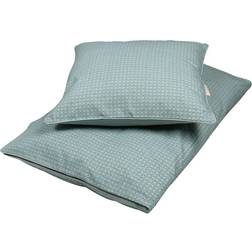 Filibabba Bedlinen Baby Leafed Dark Mint 70x100cm