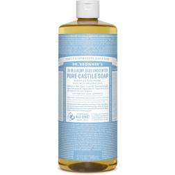 Dr. Bronners Pure-Castile Liquid Soap Baby Unscented 32fl oz