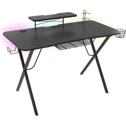 Genesis Holm 300 RGB Gaming Desk - Black