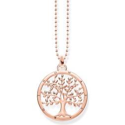 Thomas Sabo Tree of Love Necklace - Rose Gold